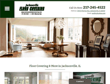 Tablet Screenshot of jacksonvillefloorcovering.com